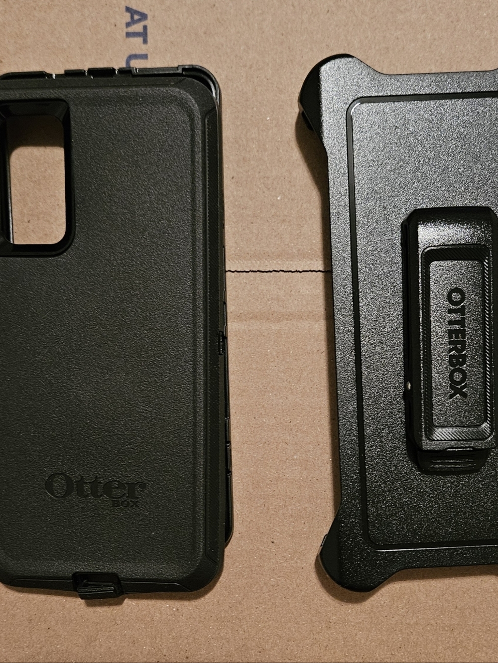 OtterBox Black Rugged Dual-Layer Phone Case with Swivel Belt Clip Holster